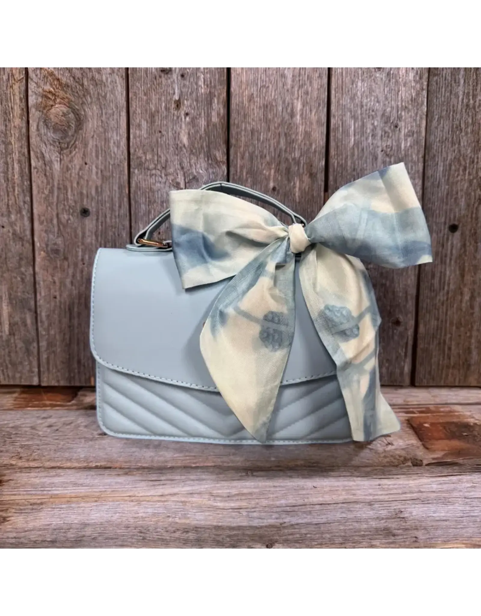 TWILLY BLUE AND WHITE ABSTRACT SKINNY NECK TIE