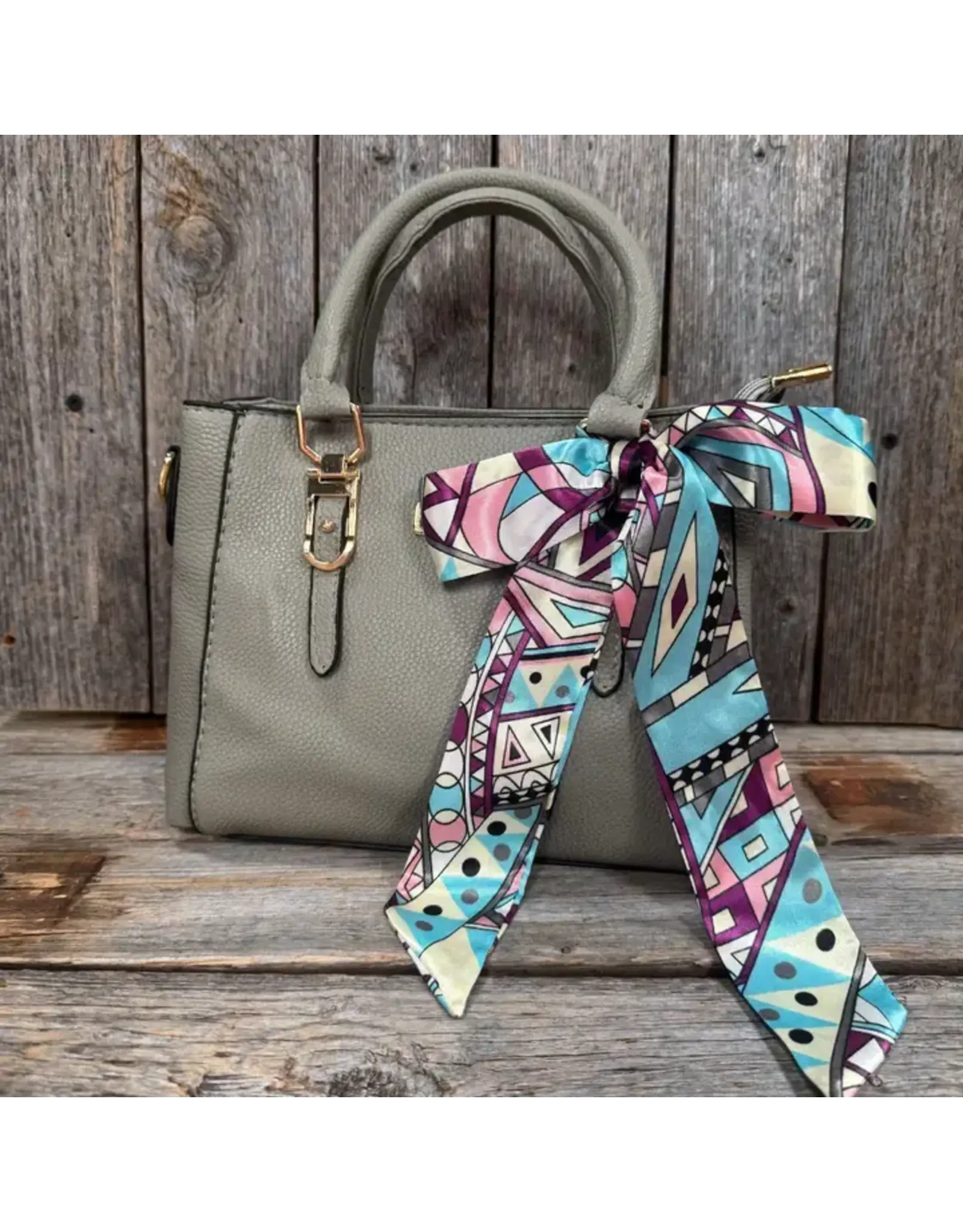 TWILLY PINK PURPLE BLUE GEOMETRIC NECK TIE