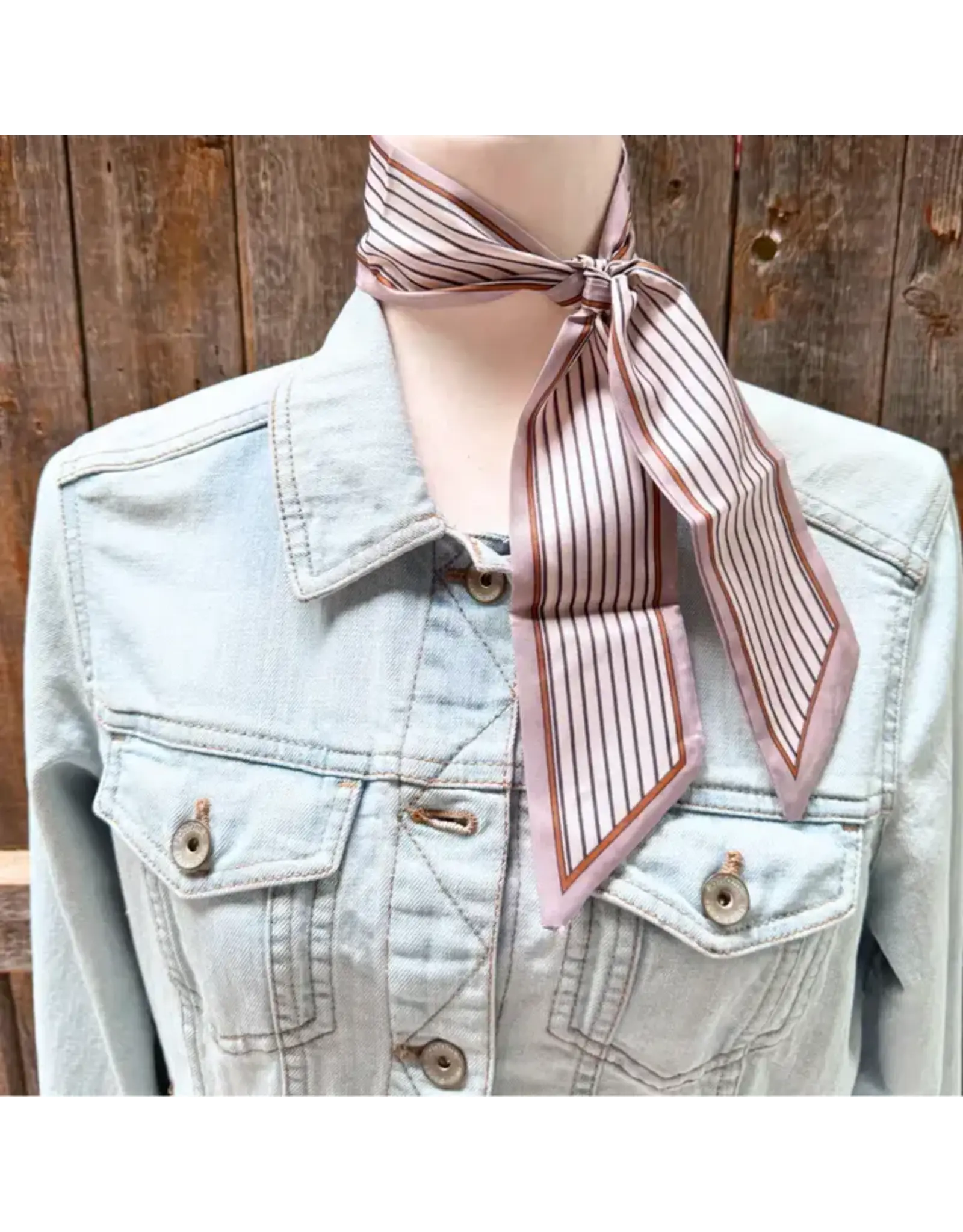 TWILLY BEIGE WITH NAVY AND ORANGE STRIPES