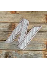 TWILLY BEIGE WITH NAVY AND ORANGE STRIPES