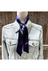 TWILLY DARK BLUE SKINNY NECK TIE