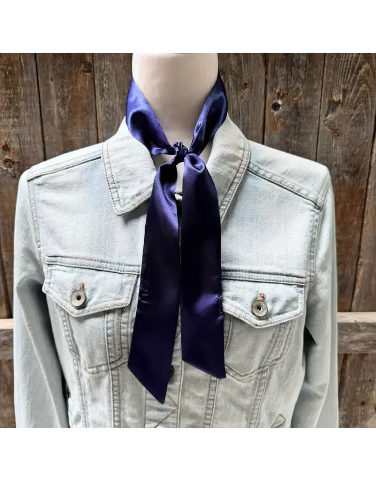 TWILLY DARK BLUE SKINNY NECK TIE