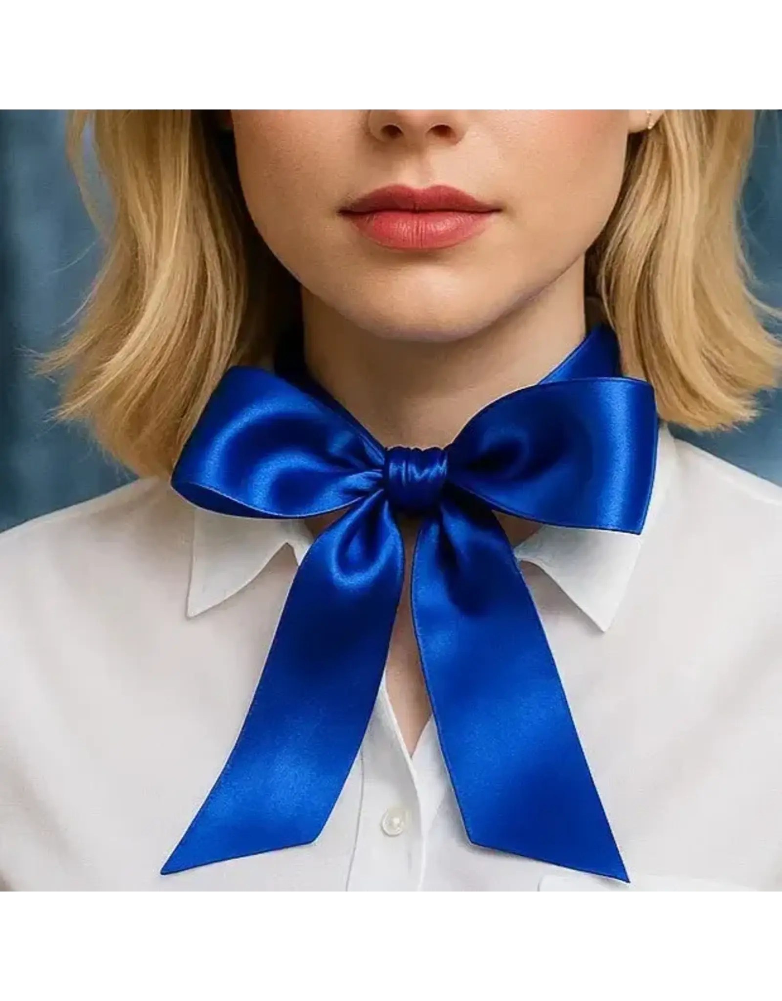 TWILLY ROYAL BLUE SKINNY NECK TIE