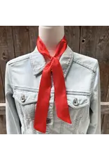 TWILLY ELECTRIC RED SKINNY NECK TIE