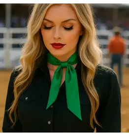 TWILLY KELLY GREEN NECK SCARF