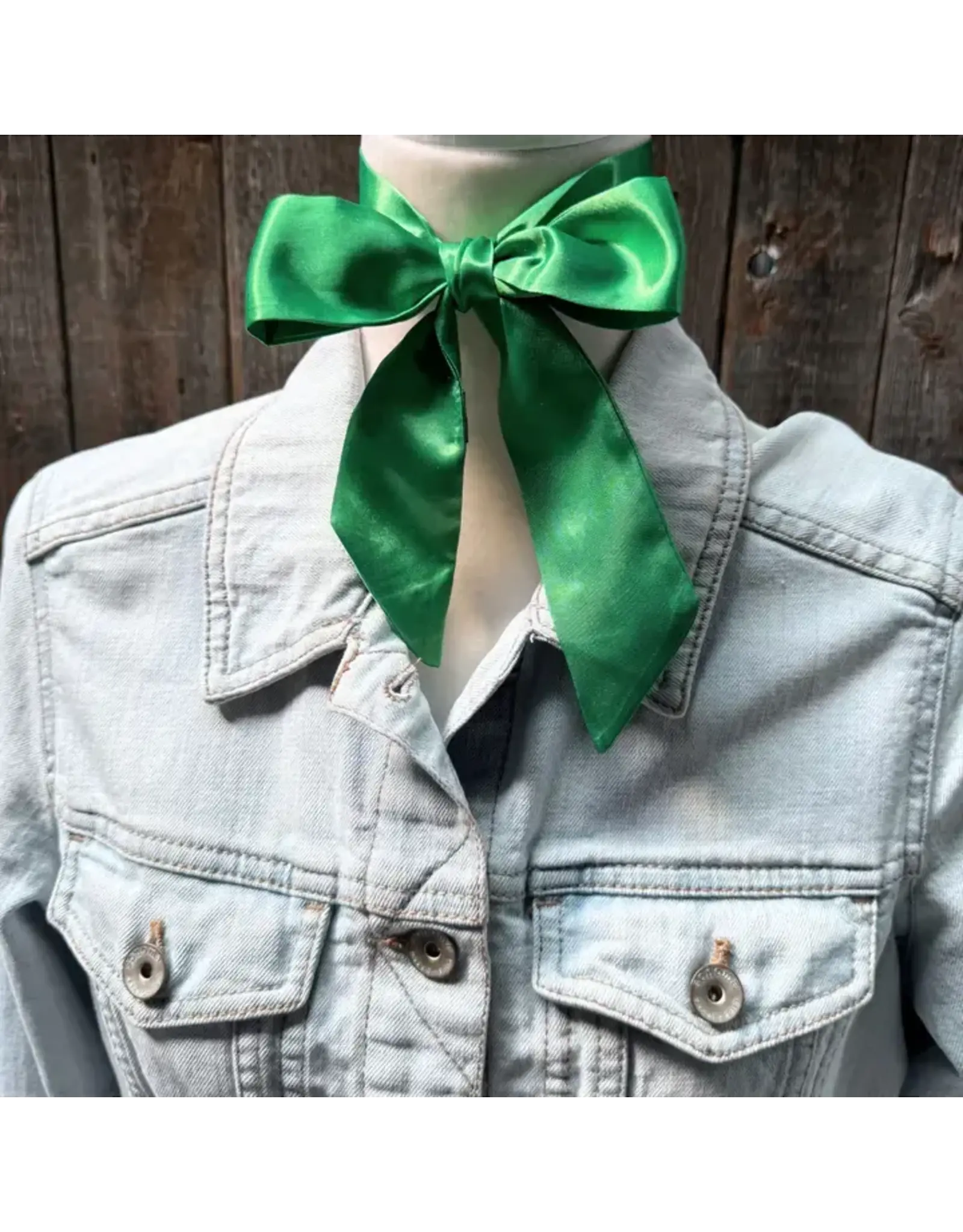 TWILLY KELLY GREEN NECK SCARF