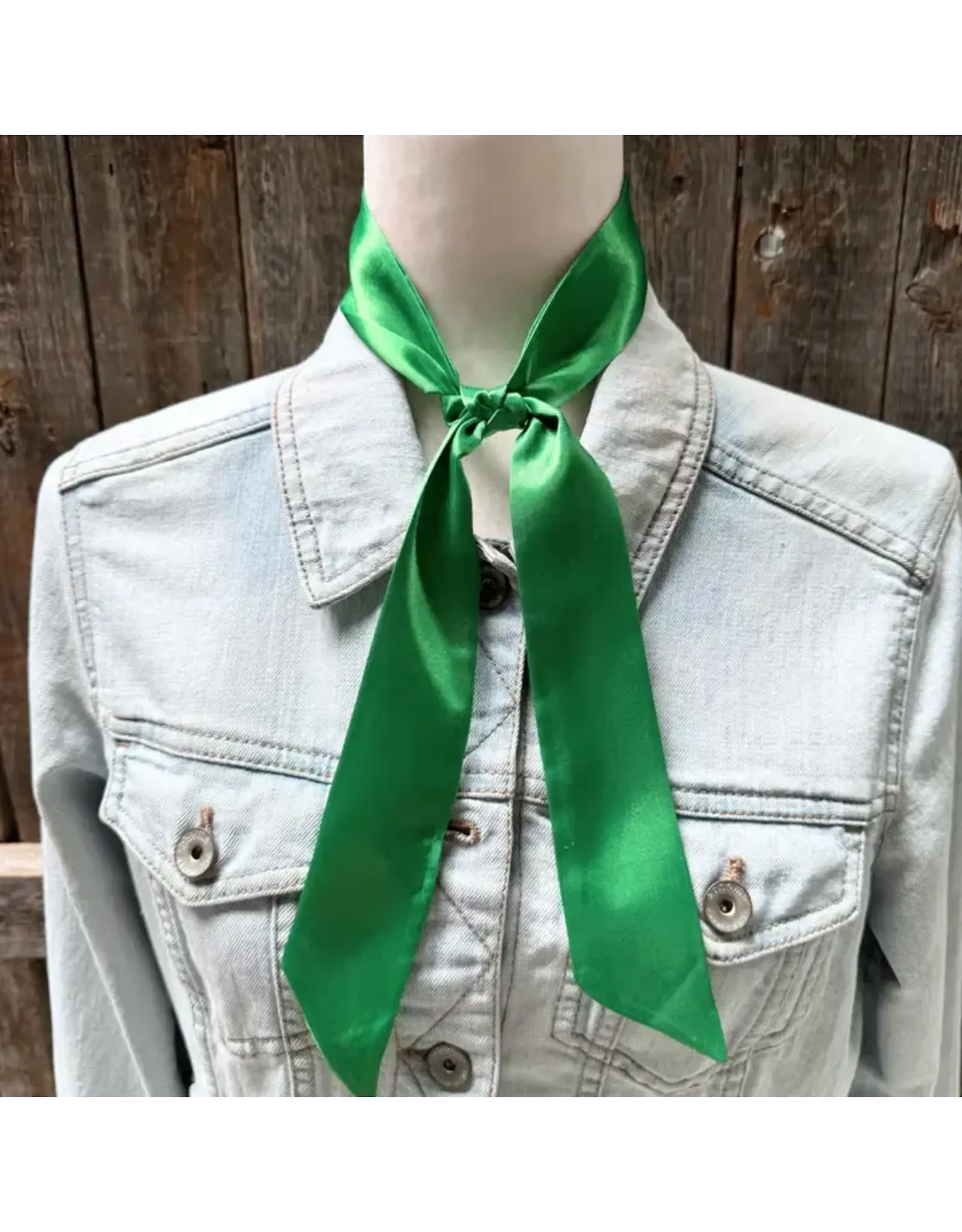TWILLY KELLY GREEN NECK SCARF