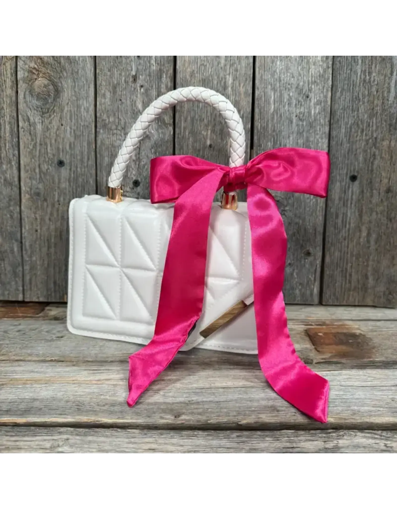 TWILLY HOT PINK SKINNY NECK SCARF