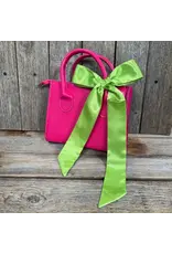 TWILLY LIME GREEN SKINNY NECK SCARF