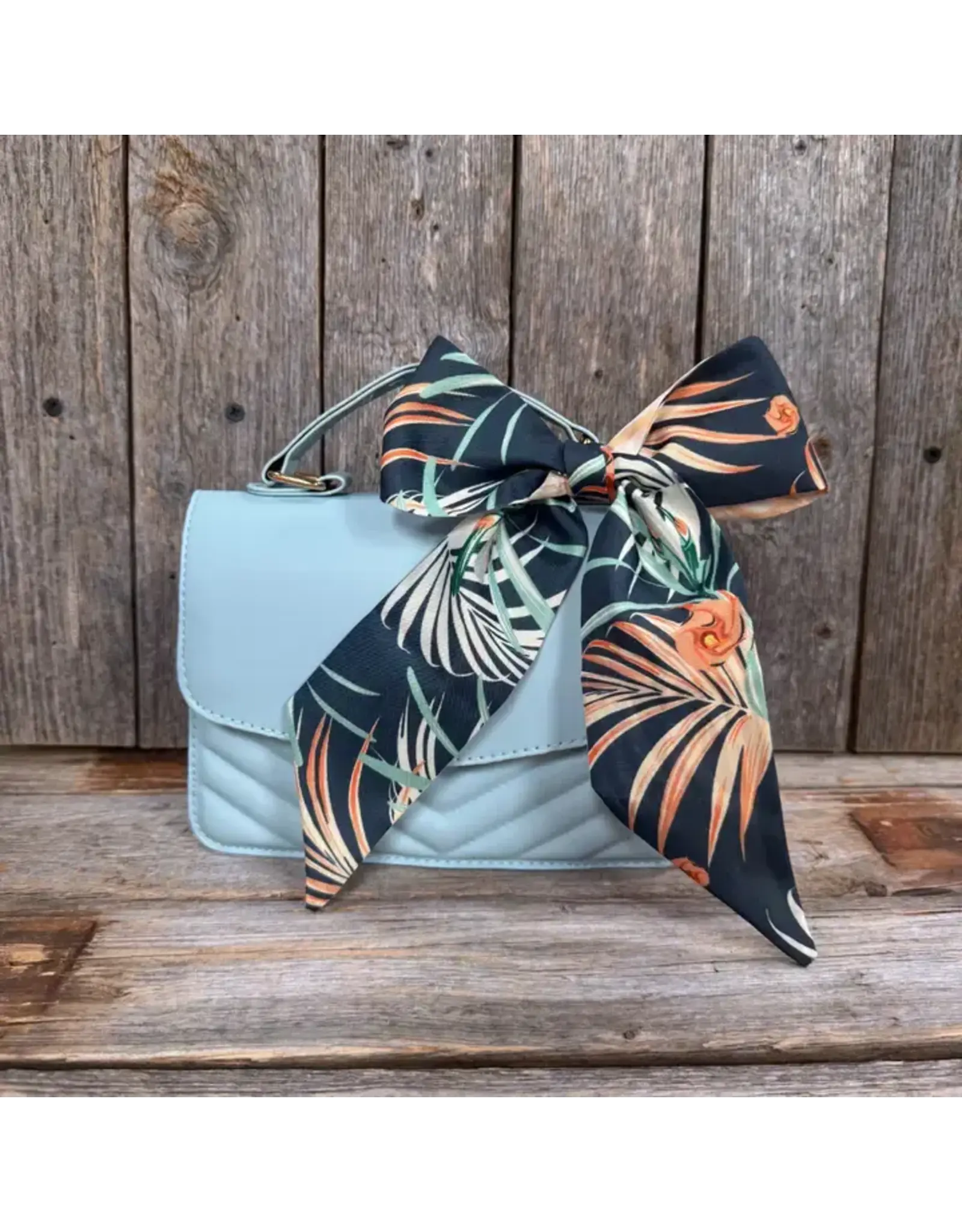 TWILLY NAVY BLUE WITH HAWAIIAN FLOWERS