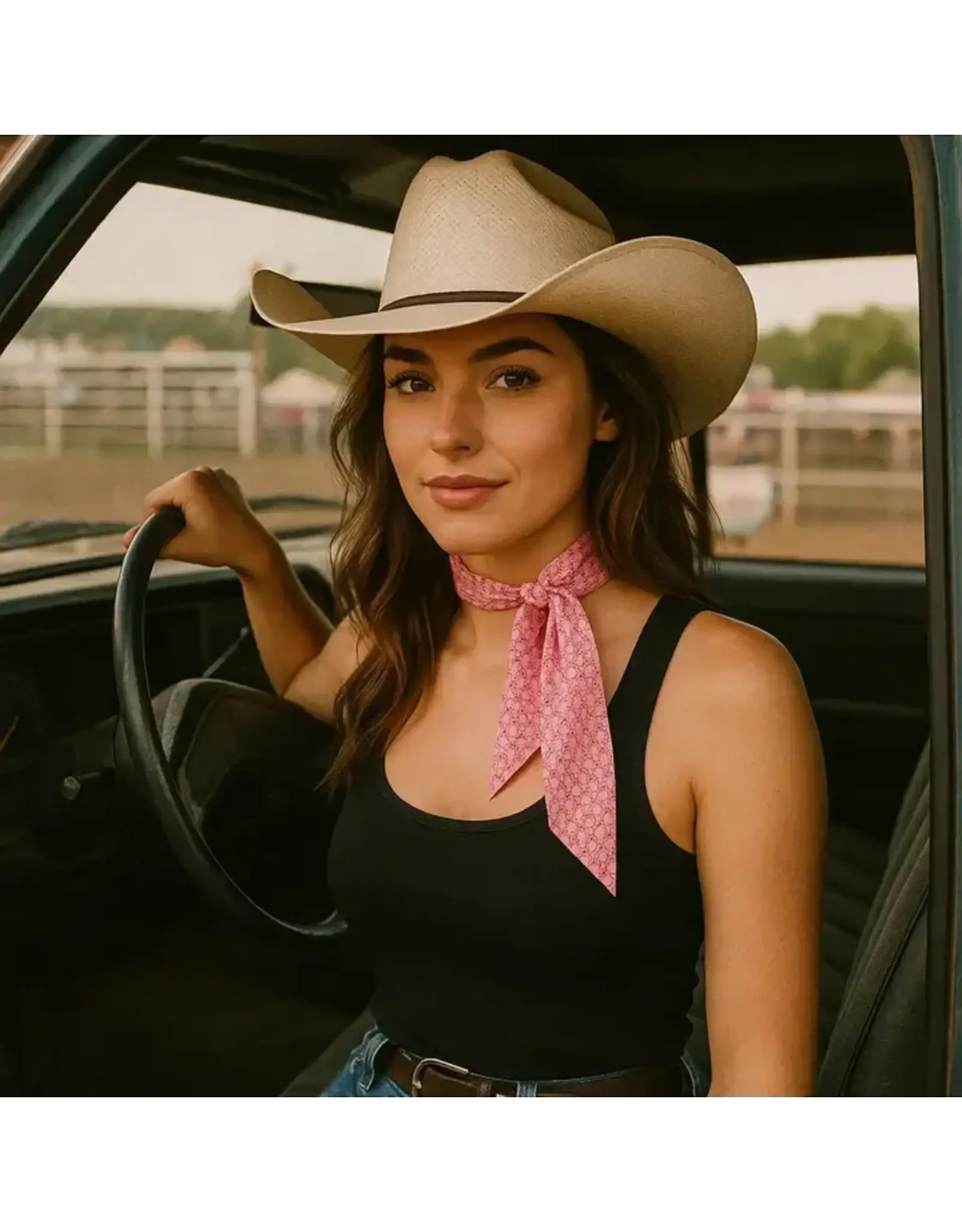 TWILLY SHADY PINK WITH GEOMETRIC PATTERN