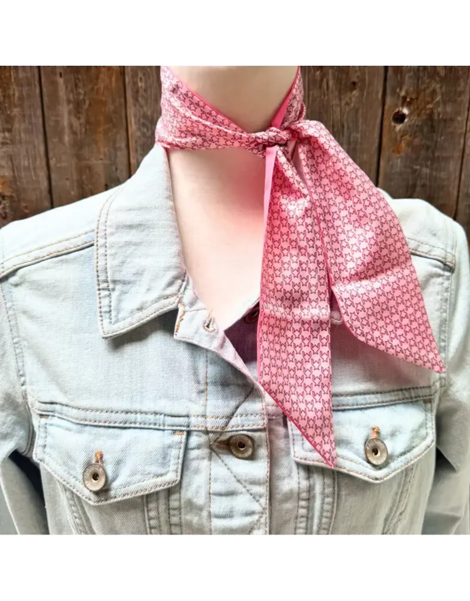 TWILLY SHADY PINK WITH GEOMETRIC PATTERN