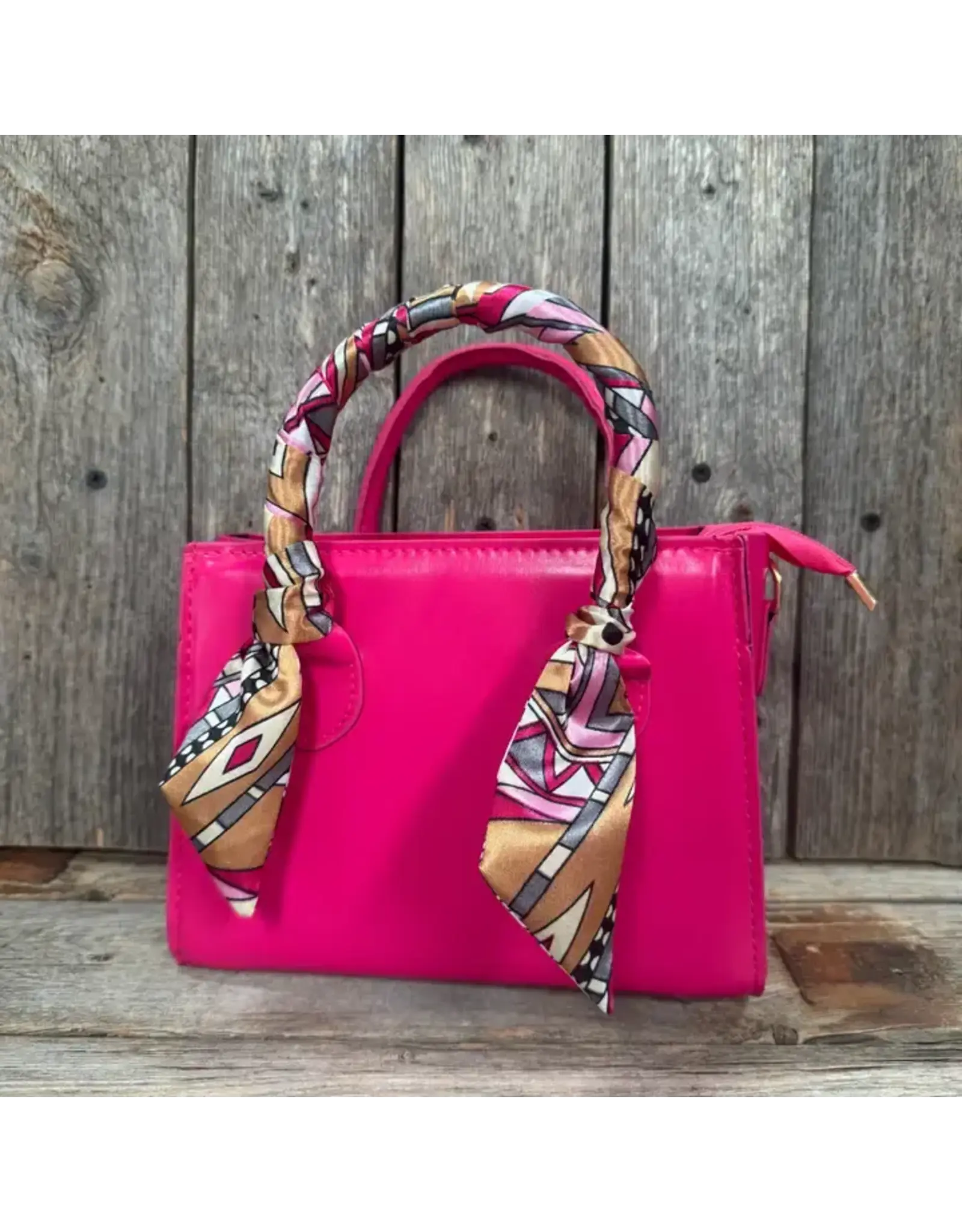 TWILLY PINK AND BROWN GEOMETRIC