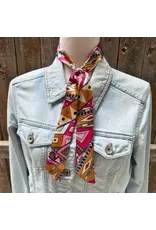 TWILLY PINK AND BROWN GEOMETRIC