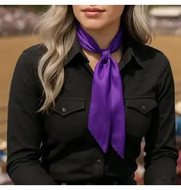 TWILLY BRIGHT PURPLE SKINNY NECK SCARF