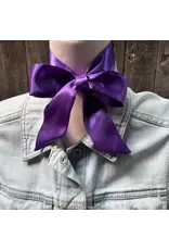 TWILLY BRIGHT PURPLE SKINNY NECK SCARF