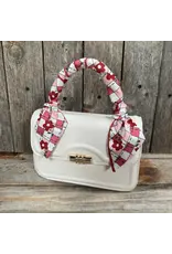 TWILLY RED AND WHITE CHECKERED FLORAL