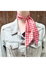 TWILLY RED AND WHITE GINGHAM