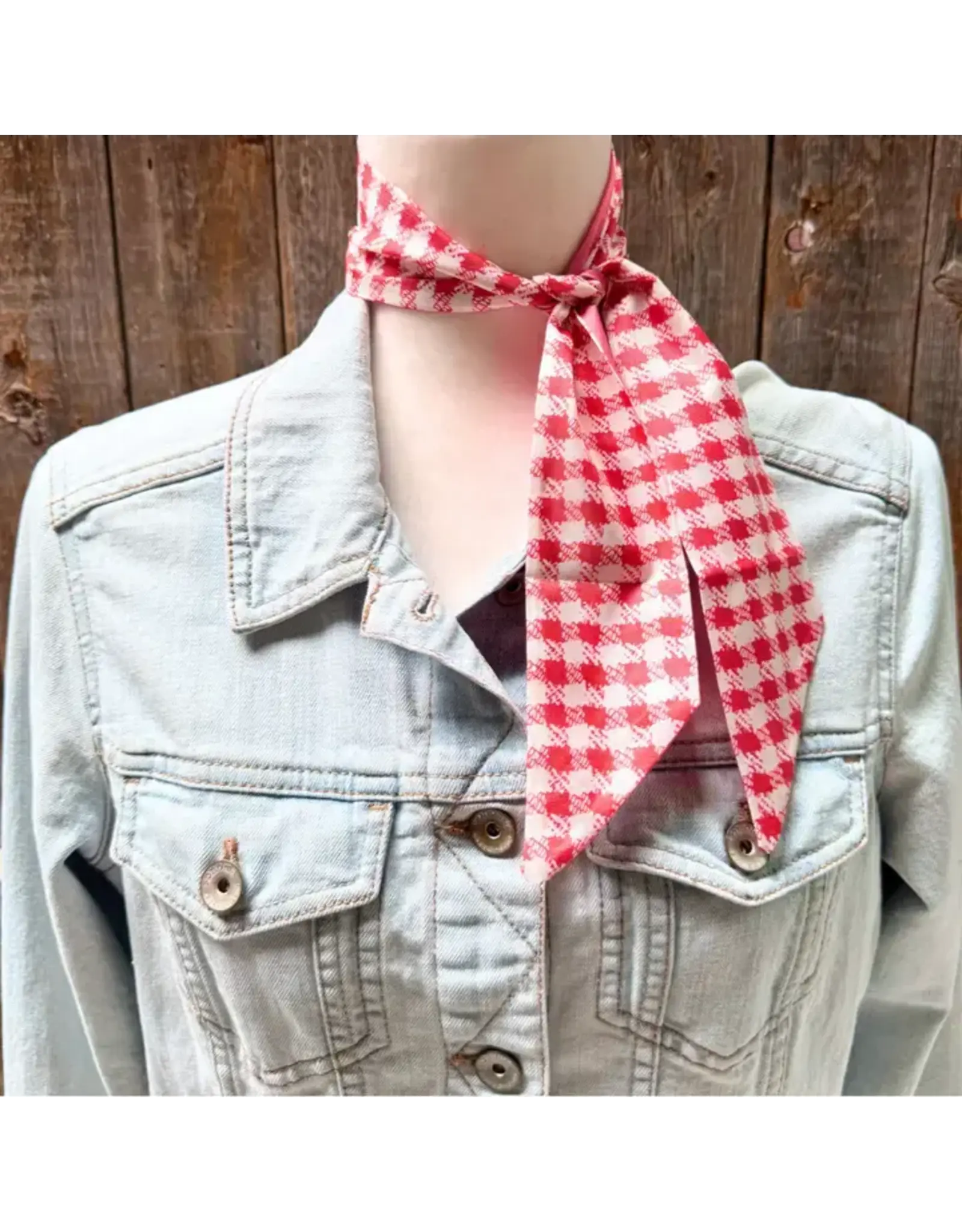 TWILLY RED AND WHITE GINGHAM