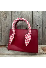 TWILLY RED AND WHITE GINGHAM