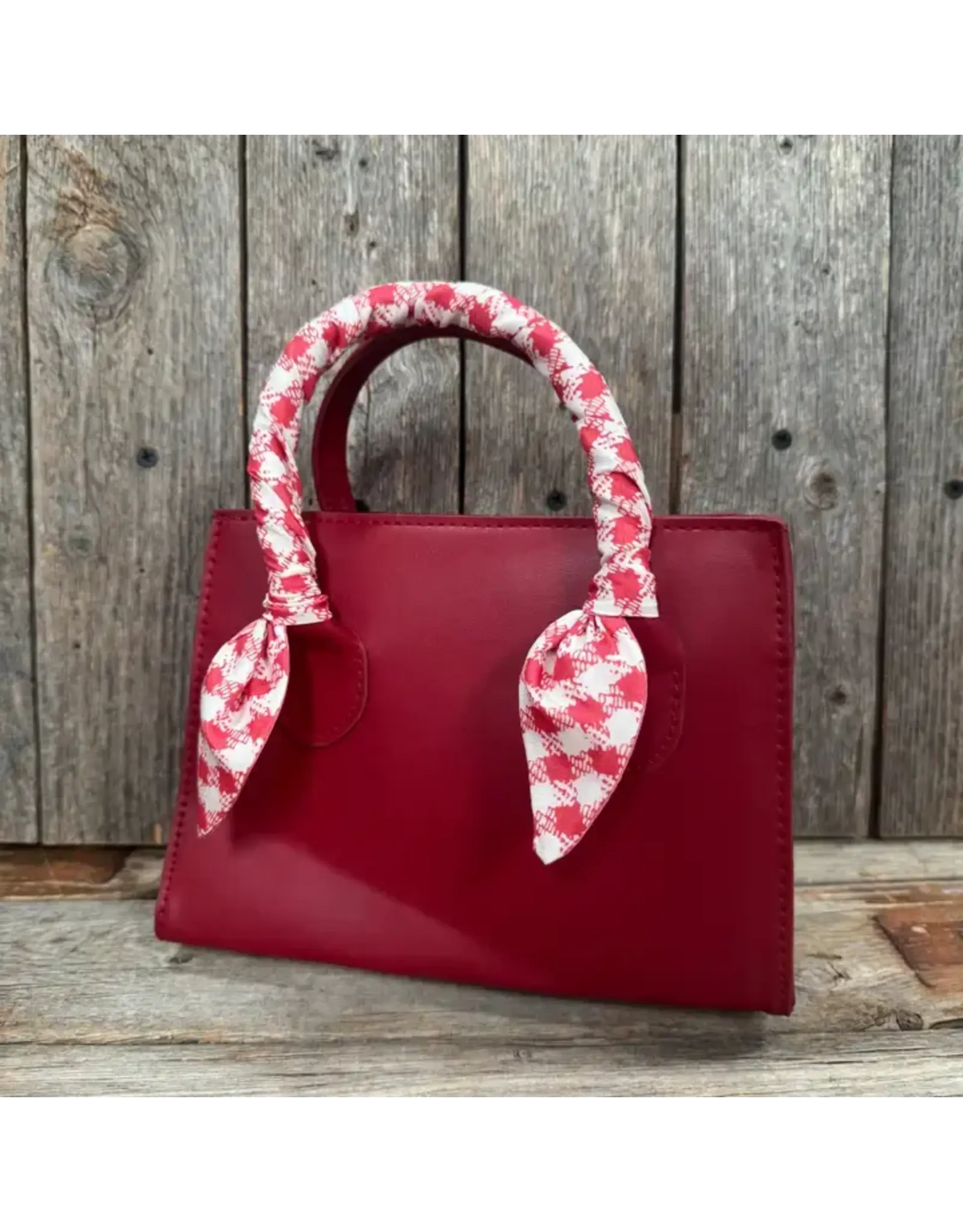 TWILLY RED AND WHITE GINGHAM