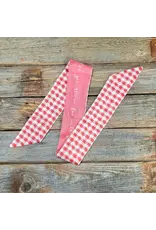 TWILLY RED AND WHITE GINGHAM