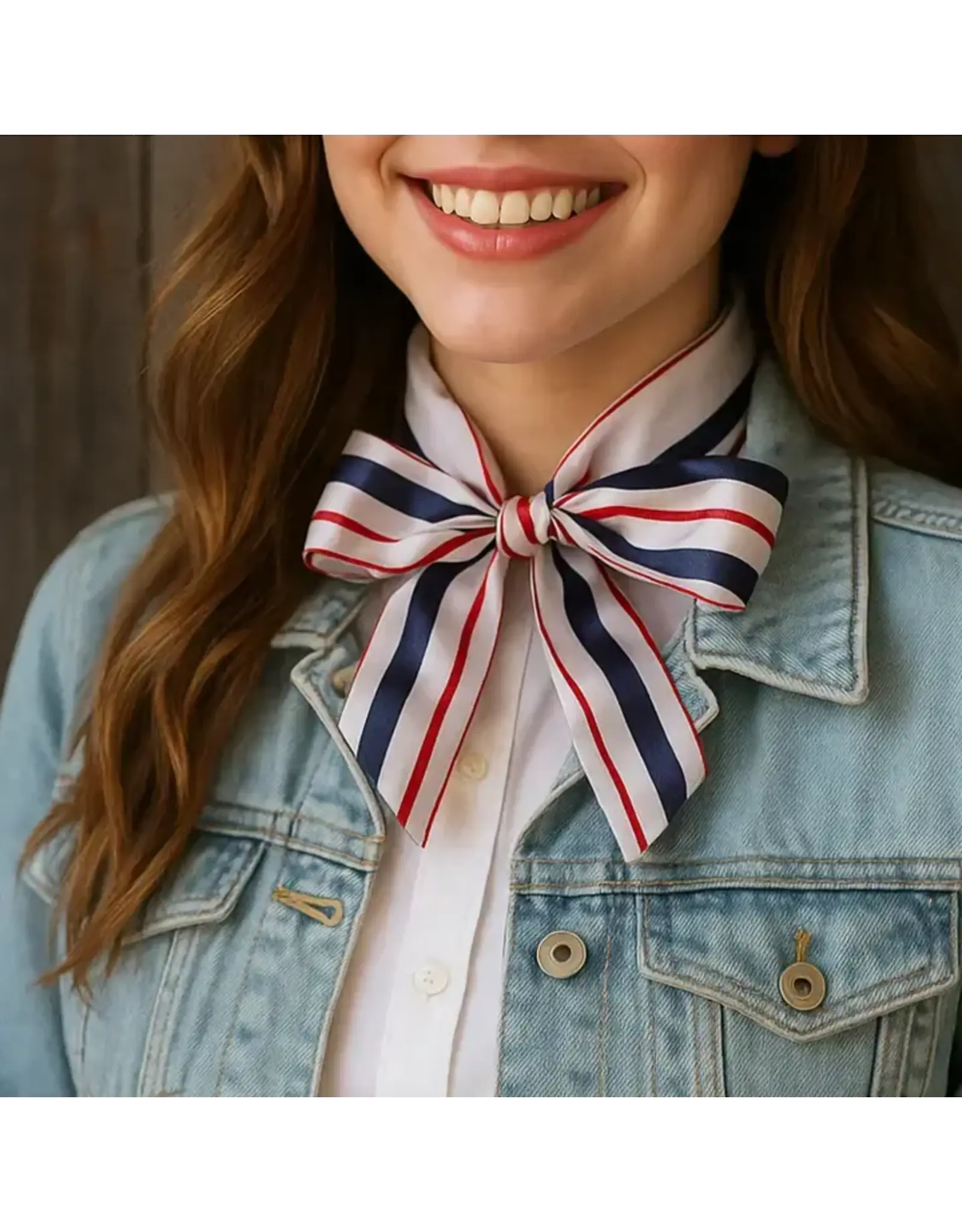 TWILLY RED WHITE AND BLUE STRIPES