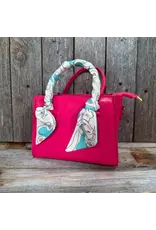 TWILLY TURQUOISE WHITE ABSTRACT