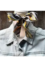 TWILLY YELLOW AND GRAY GEOMETRIC PRINT