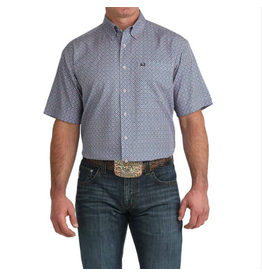 CINCH SHIRT MNS S/S ARENAFLEX LILAC PRINT