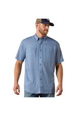 ARIAT SHIRT MNS S/S PRINTED VENTTEK CAPTAIN'S BLUE
