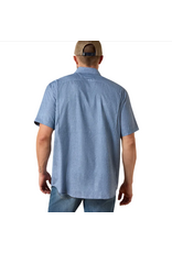 ARIAT SHIRT MNS S/S PRINTED VENTTEK CAPTAIN'S BLUE