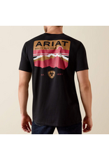 ARIAT TSHIRT MNS S/S HIGHLANDER SUNDOWNER BLACK