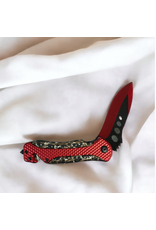 KNIVES CIRCLE SH KNIVES RED & LEOPARD 5"