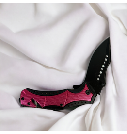 KNIFE CIRCLE SH CUTLERY HOT PINK 4.75"