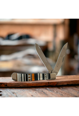 KNIFE TWISTED X DOUBLE BLADE SOUTHWEST STYLE HANDLE