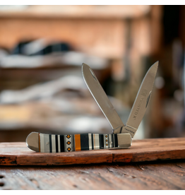 KNIFE TWISTED X DOUBLE BLADE SOUTHWEST STYLE HANDLE