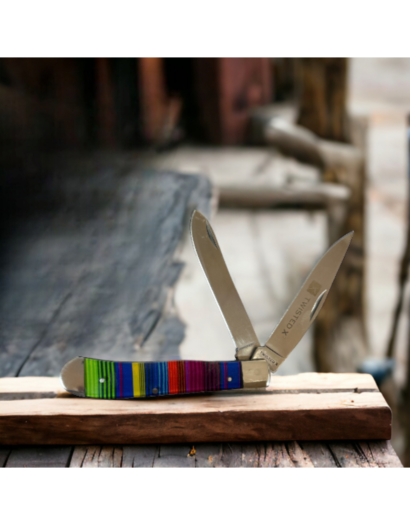 KNIFE TWISTED X SOUTHWEST DESIGN HANDLE