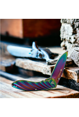 KNIFE TWISTED X FOLDING BLADESTAINLESS STEEL HANDLE