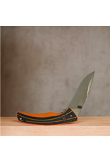 KINFE TWISTED X BLACK AND ORANGE HANDLE