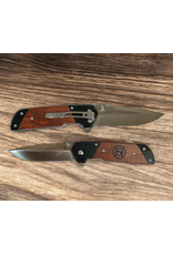KNIFE CIRCLE SH CUTLERY 4.5" BLACK BLOSTER ROSEWOOD