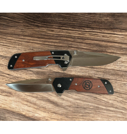 KNIFE CIRCLE SH CUTLERY 4.5" BLACK BLOSTER ROSEWOOD