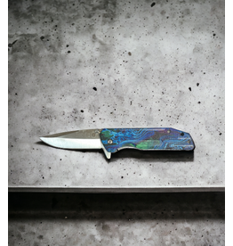 KNIFE CIRCLE SH KNIFE BLUE/ GREEN 4 1/2"