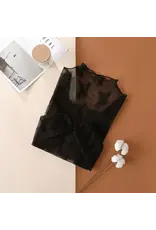 SHIRT WOMENS MESH LACE