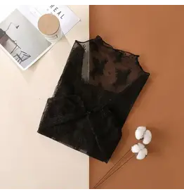 SHIRT WOMENS MESH LACE