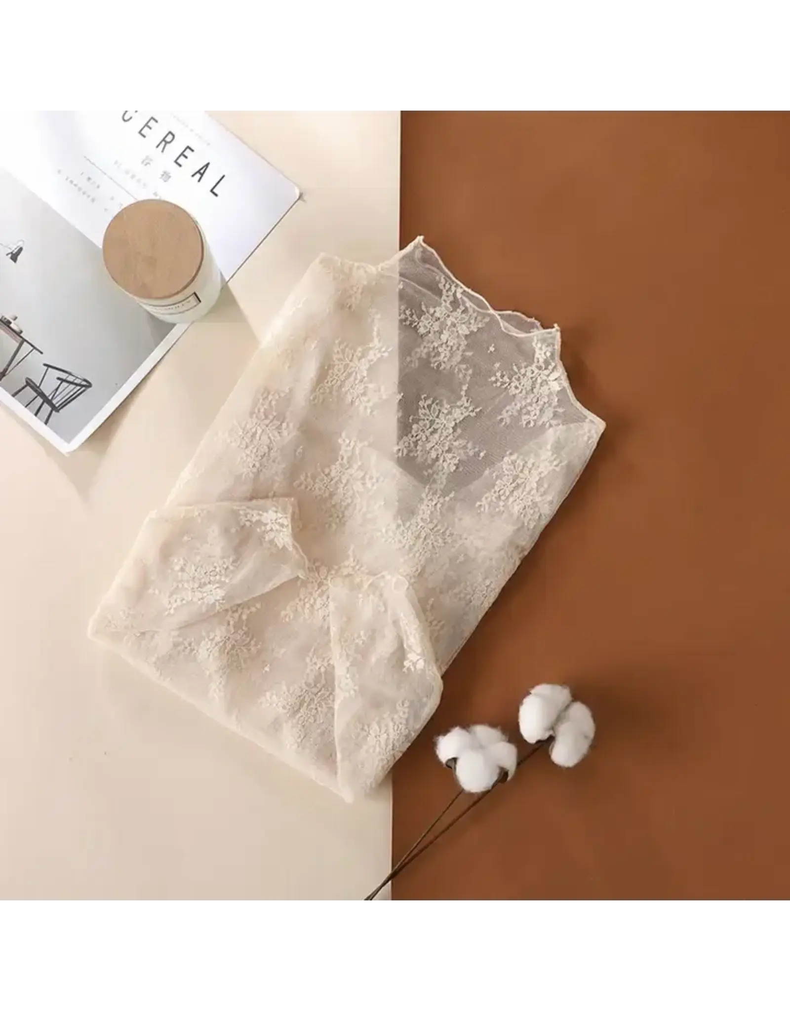 SHIRT WOMENS MESH LACE