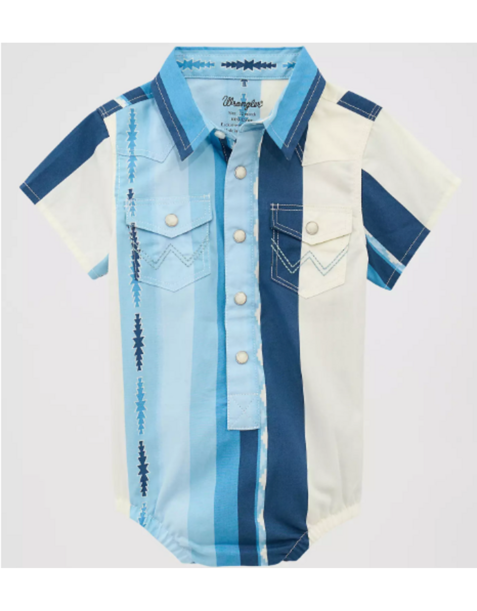 ONSIE BOYS WRANGLER RETRO BLUE WHITE AZTEC