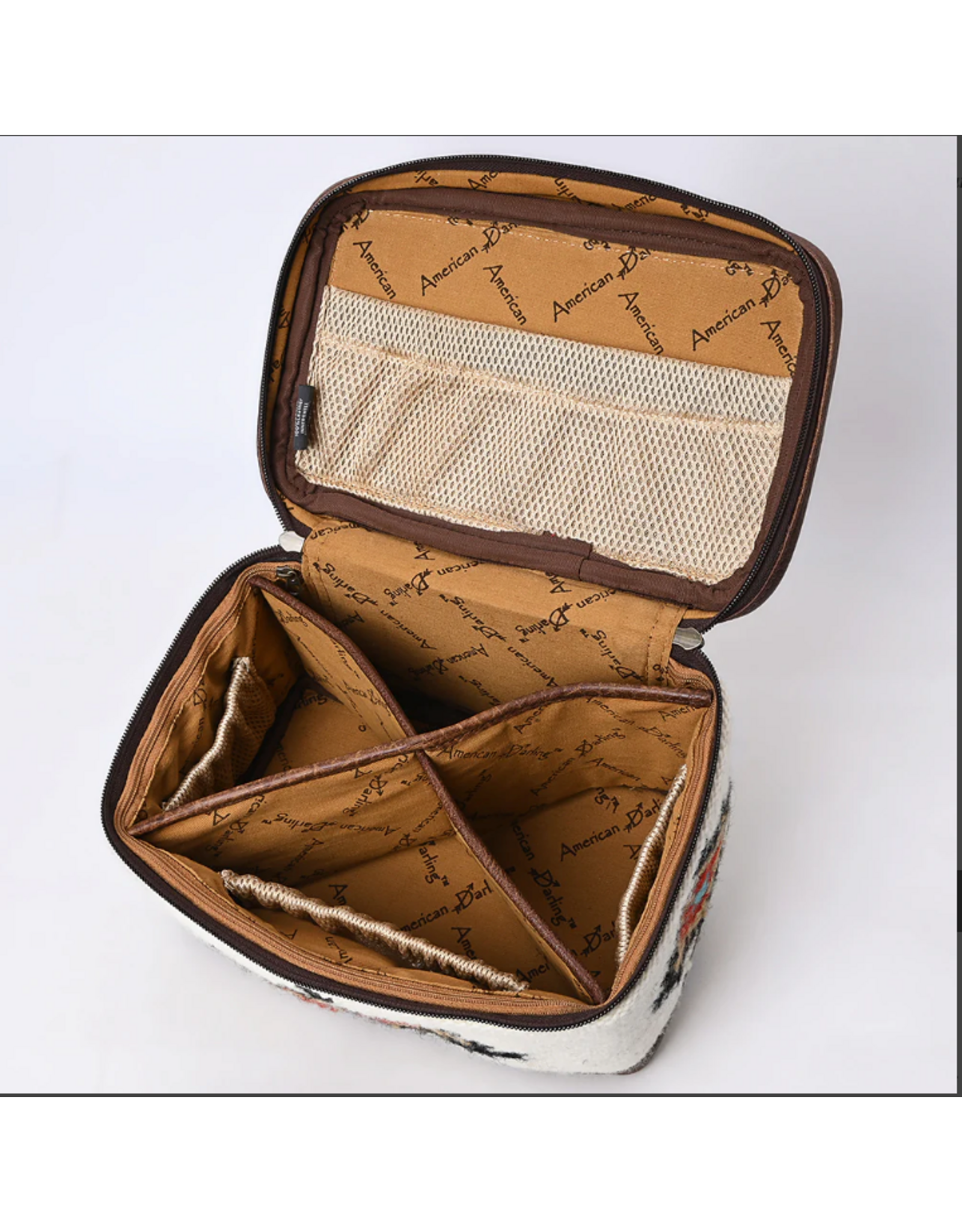 MAKEUP BAG AMERICAN DARLING SOUTHWEST SADDLE BLANKET