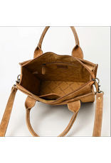 PURSE AD TOTE WESTERN SUEDE LEATHER
