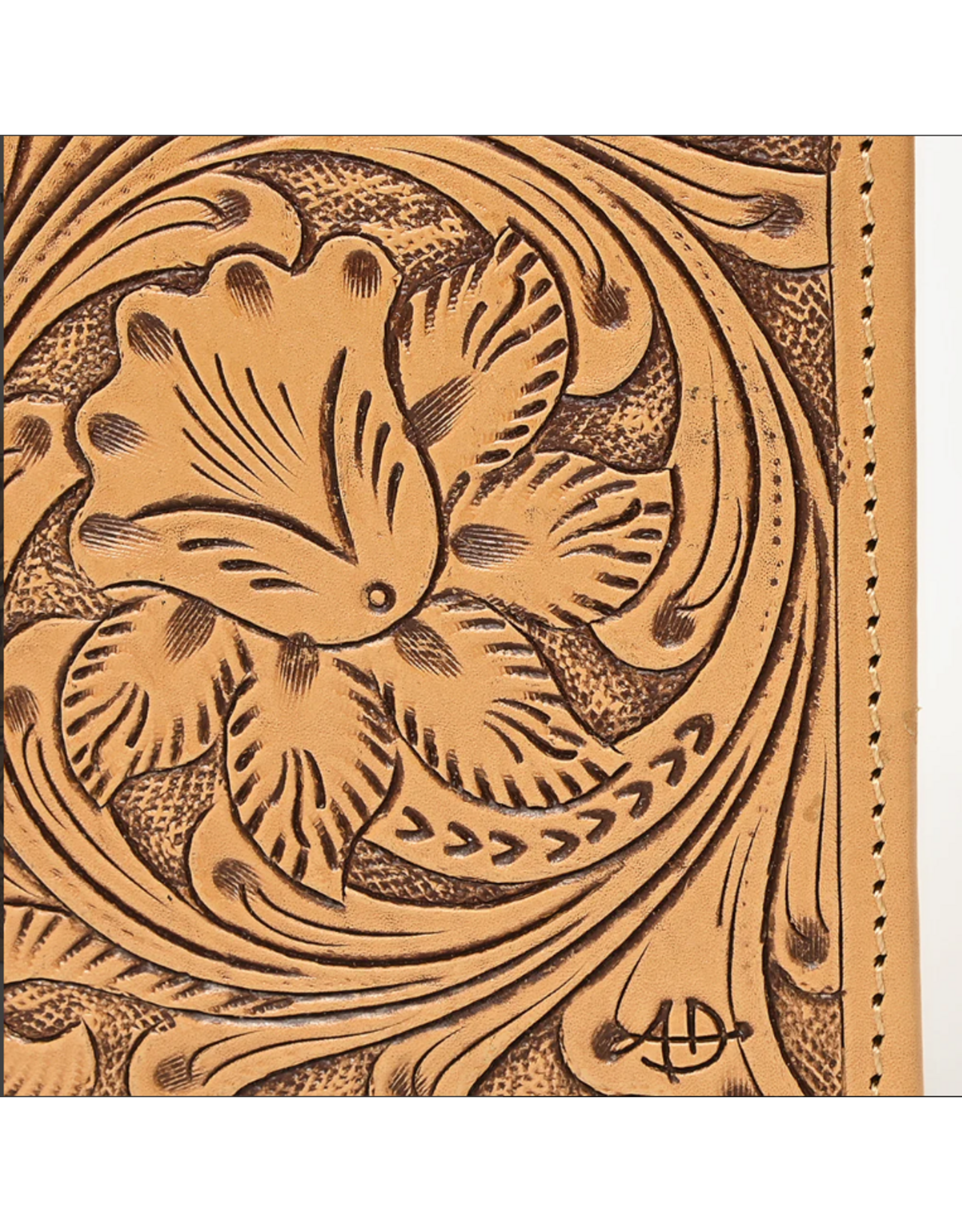 WALLET WOMENS TOOLED LEATHER